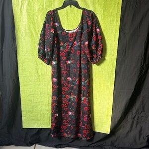 Rachel Comey Floral Long Sleeve Dress